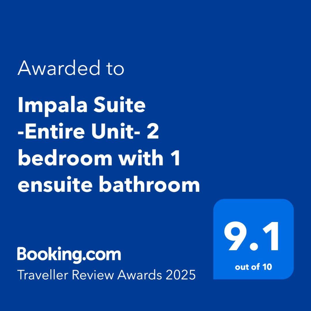 Impala Suite -Entire Unit- 2 Bedroom With 1 Ensuite Bathroom Ladysmith Ngoại thất bức ảnh